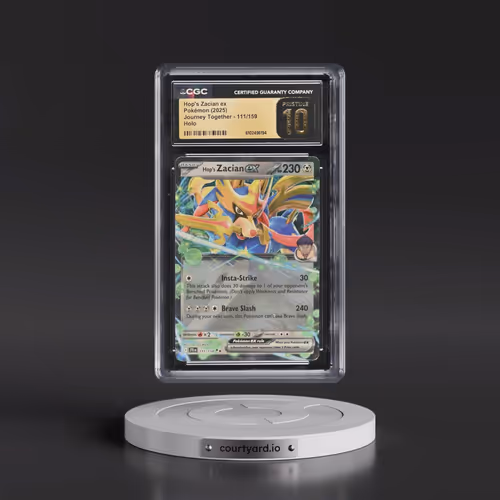 2025 Pokémon Jtg EN-Journey Together #111 Hop's Zacian EX - Holo (CGC 10 PRISTINE)