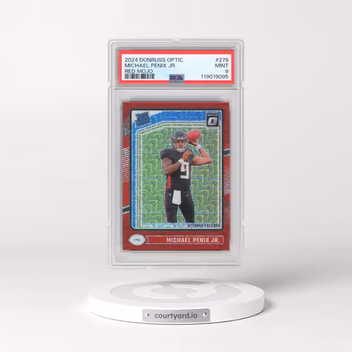 2024 Panini Donruss Optic #279 Michael Penix Jr. - Red Mojo (PSA 9 MINT)