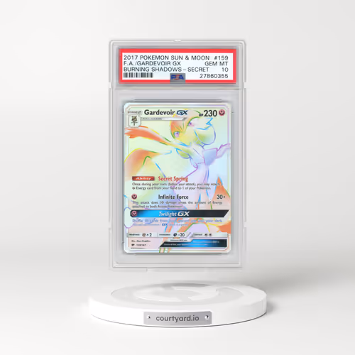 2017 Pokémon Sun & Moon Burning Shadows #159 Gardevoir GX - Holo Full Art Secret (PSA 10 GEM MINT)