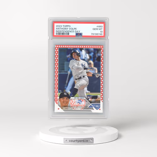 2023 Topps #460 Anthony Volpe - Independence Day (PSA 10 GEM MINT)