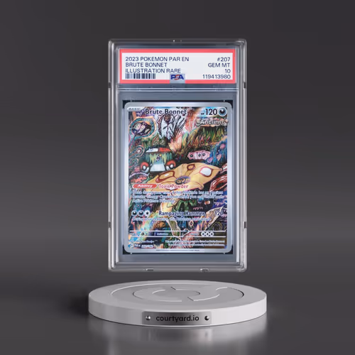 2023 Pokémon Par EN-Paradox Rift #207 Brute Bonnet - Illustration Rare (PSA 10 GEM MINT)