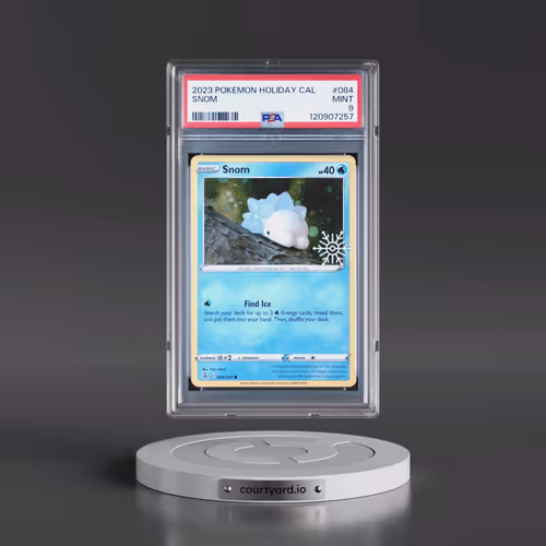 2023 Pokémon Holiday Calendar #084 Snom (PSA 9 MINT)