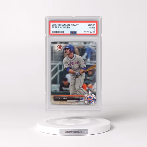 2017 Bowman Draft #BD83 Peter Alonso (PSA 9 MINT)