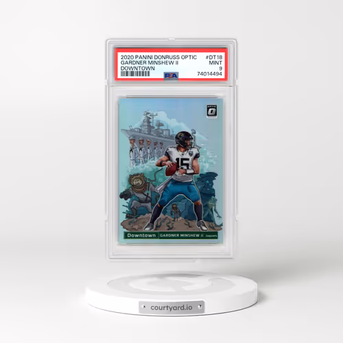 2020 Panini Donruss Optic Downtown #DT18 Gardner Minshew II (PSA 9 MINT)
