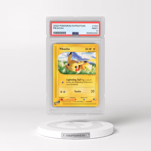 2002 Pokémon Expedition #124 Pikachu (PSA 9 MINT)