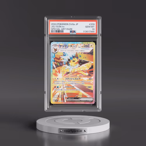 2024 Pokémon Sv8a-Terastal Fest EX #209 Jolteon EX - Holo Special Art Rare (PSA 10 GEM MINT)