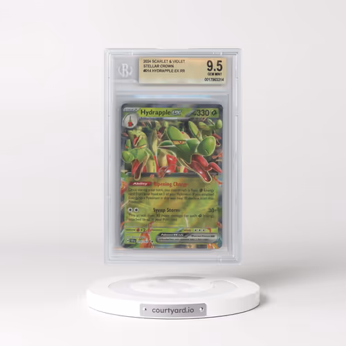 2024 Pokémon Scr EN-Stellar Crown #014 Hydrapple EX - Holo (BGS 9.5 GEM MINT)