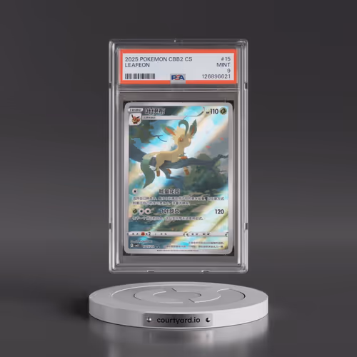 2025 Pokémon Simplified CBB2 C-Gem Pack Vol 2 #15 Leafeon (PSA 9 MINT)