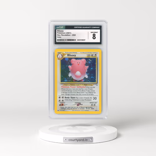 2001 Neo Revelation #2 Blissey - Holo (CGC 8 NM-MT)