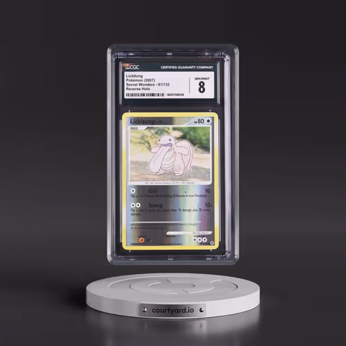 2007 Secret Wonders #91/132 Lickitung - Reverse Holo (CGC 8 NM-MT)