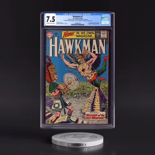 Hawkman #1 CGC 7.5 Off-white to White Pages (DC Comics, 4-5/64)
