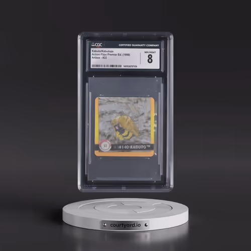 1999 Action Flipz Premier Edition (Artbox) - English #22 Kabuto/Kabutops (CGC 8 NM-MT)