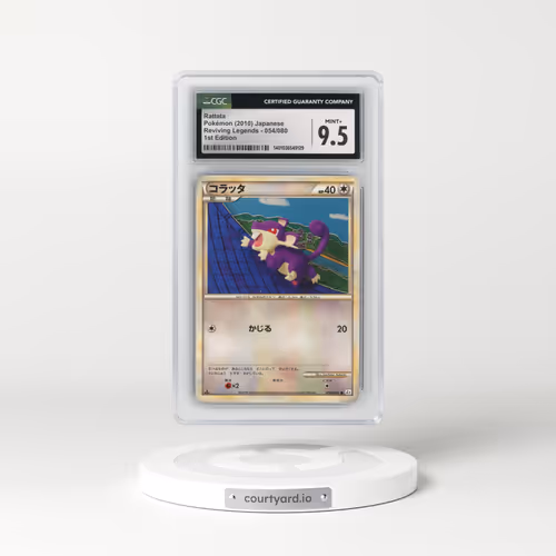 2010 Reviving Legends #054/080 Rattata - 1st Edition (CGC 9.5 MINT+)