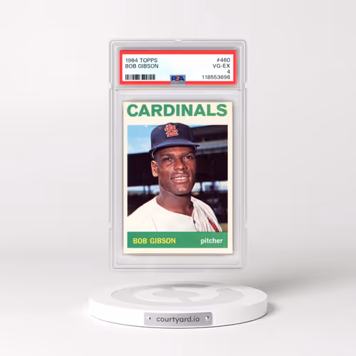 1964 Topps #460 Bob Gibson (PSA 4 VG-EX)