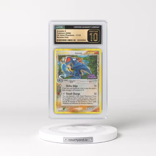 2006 EX Holon Phantoms #1/110 Armaldo δ - Reverse Holo (CGC 10 PRISTINE)