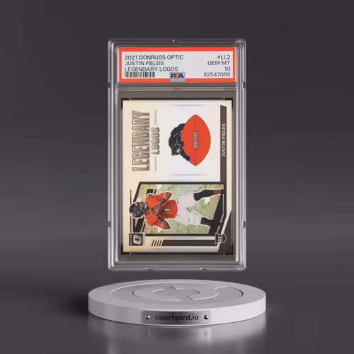 2021 Panini Donruss Optic Legendary Logos #LL2 Justin Fields (PSA 10 GEM MINT)