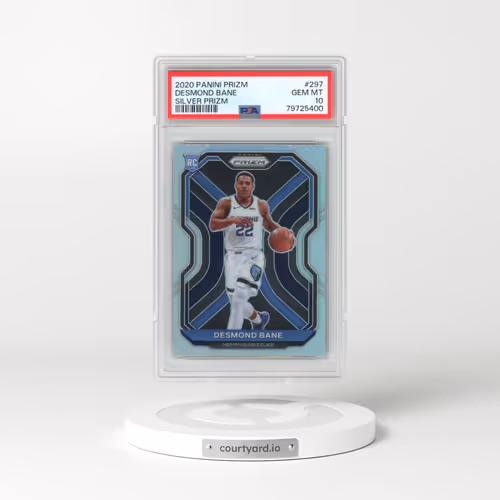 2020 Panini Prizm #297 Desmond Bane - Silver Prizm (PSA 10 GEM MINT)