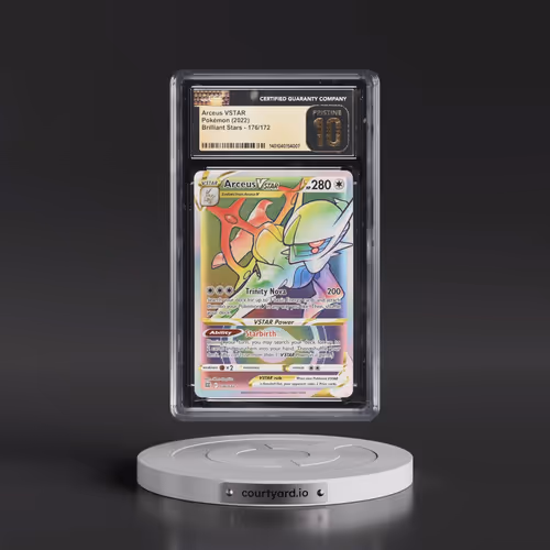 2022 Brilliant Stars #176/172 Arceus VSTAR - Rainbow Rare Holo (CGC 10 PRISTINE)