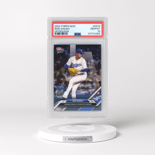 2024 Topps Now Offseason #OS13 Roki Sasaki (PSA 10 GEM MINT)