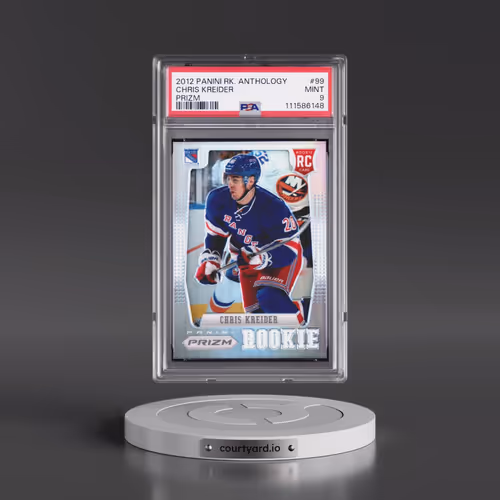 2012 Panini Rookie Anthology Prizm #99 Chris Kreider - Prizm (PSA 9 MINT)