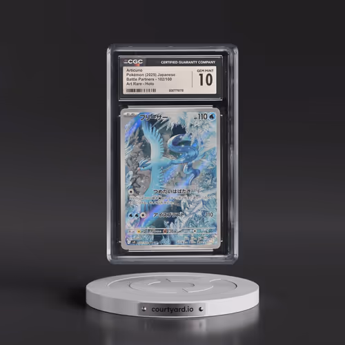 2025 Battle Partners - sv9 #102/100 Articuno - Art Rare Holo (CGC 10 GEM MINT)