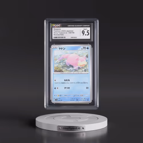 2023 Shiny Treasure ex #036/190 Slowpoke - Reverse Holo Digitized (CGC 9.5 MINT+)