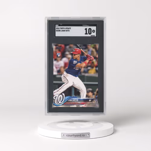 2018 Topps Update #US300 Juan Soto - Batting (SGC 10 GEM MINT)