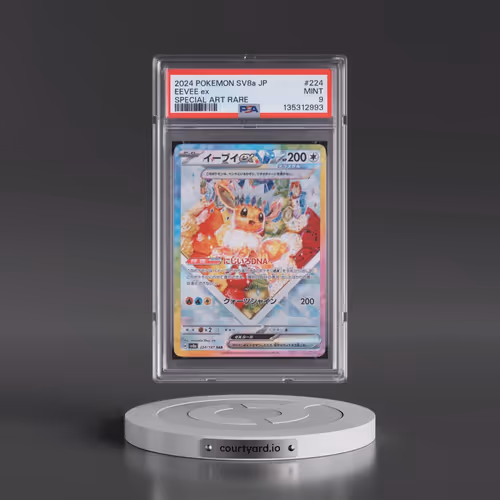 2024 Pokémon Sv8a-Terastal Fest EX #224 Eevee EX - Holo Special Art Rare (PSA 9 MINT)