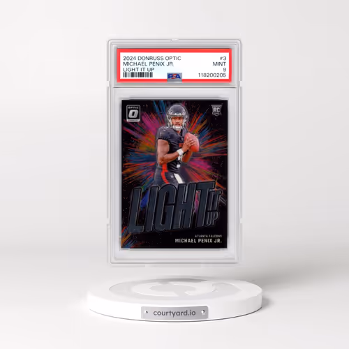 2024 Panini Donruss Optic Light It Up #3 Michael Penix Jr. (PSA 9 MINT)