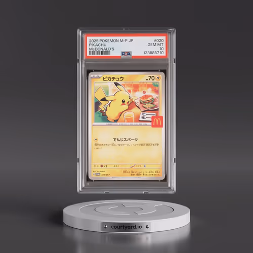 2025 Pokémon M-P Promo #020 Pikachu - McDonald's (PSA 10 GEM MINT)