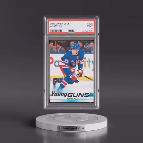 2019 Upper Deck #228 Adam Fox (PSA 9 MINT)