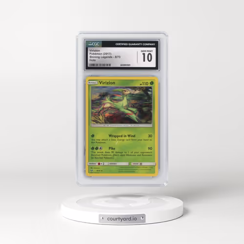 2017 Shining Legends #8/73 Virizion - Holo (CGC 10 GEM MINT)
