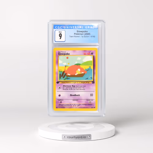 2000 Team Rocket #67/82 Slowpoke - 1st Edition 1st Edition (CGC 9 MINT)