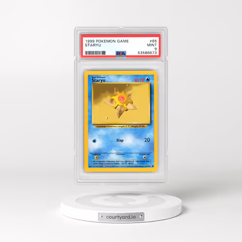 1999 Pokémon Game #65 Staryu (PSA 9 MINT)