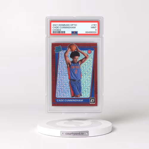 2021 Panini Donruss Optic #161 Cade Cunningham - Choice (PSA 9 MINT)