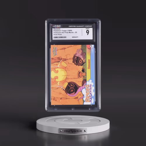 1999 Pokémon the First Movie #55 Success - First Print (Blue Topps Logo) (CGC 9 MINT)