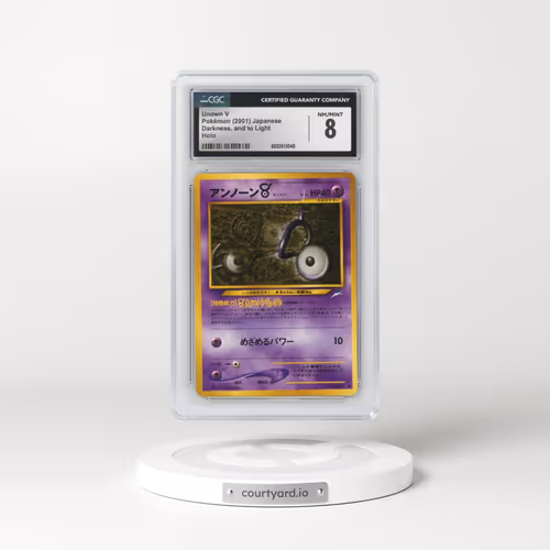 2001 Darkness, and to Light Unown V - Holo (CGC 8 NM-MT)