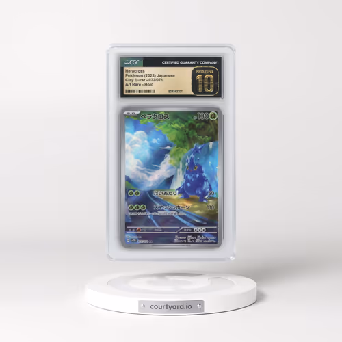 2023 Pokémon Sv2d-Clay Burst #072 Heracross - Art Rare (CGC 10 PRISTINE)
