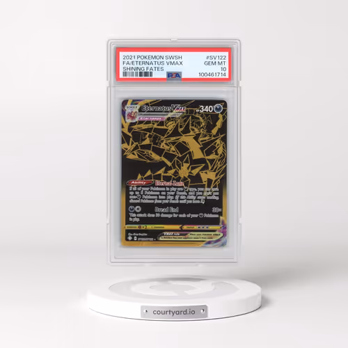 2021 Pokémon Sword & Shield Shining Fates #SV122 Eternatus Vmax - Full Art (PSA 10 GEM MINT)