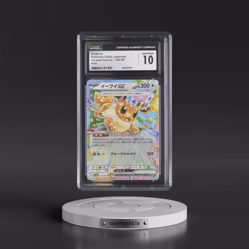 2024 Pokémon Sv8a-Terastal Fest EX #126 Eevee EX - Holo (CGC 10 GEM MINT)