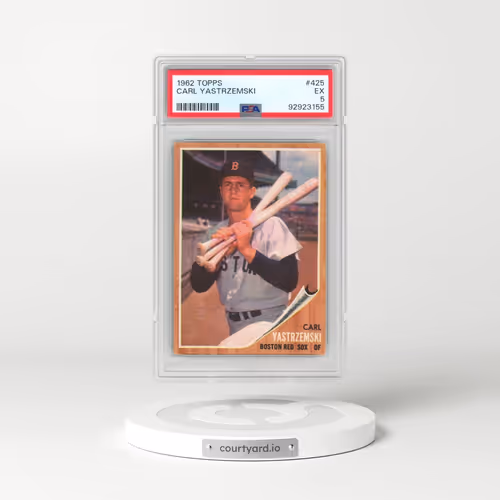 1962 Topps #425 Carl Yastrzemski (PSA 5 EX)