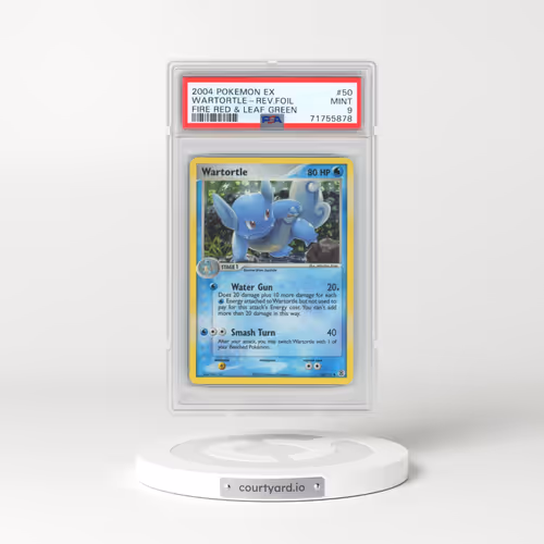 2004 Pokémon EX Fire Red & Leaf Green #50 Wartortle - Reverse Foil (PSA 9 MINT)