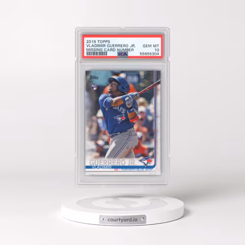 2019 Topps Vladimir Guerrero Jr. - Missing Card Number (PSA 10 GEM MINT)