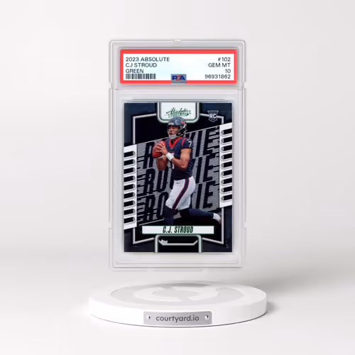 2023 Panini Absolute #102 CJ Stroud - Green (PSA 10 GEM MINT)
