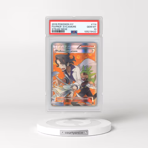 2016 Pokémon XY Steam Siege #114 Professor Sycamore - Full Art (PSA 10 GEM MINT)