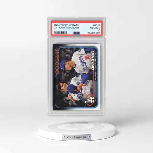 2024 Topps Update #US13 Shohei Ohtani/Yoshinobu Yamamoto (PSA 10 GEM MINT)