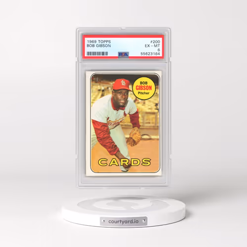 1969 Topps #200 Bob Gibson (PSA 6 EX-MT)