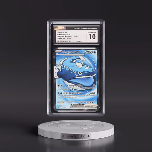 2025 Pokémon Dri EN-Destined Rivals #211 Dondozo EX - Holo Ultra Rare (CGC 10 GEM MINT)