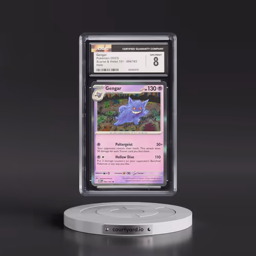 2023 Scarlet & Violet 151 - MEW EN #094/165 Gengar - Holo (CGC 8 NM-MT)