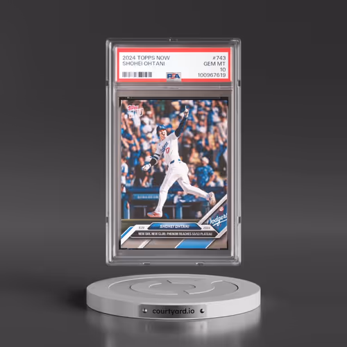 2024 Topps Now #743 Shohei Ohtani (PSA 10 GEM MINT)